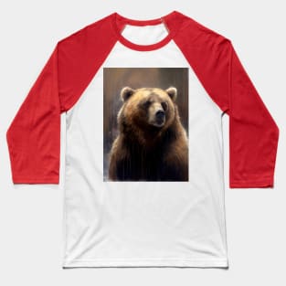 Arctic Kodiak Bear Baseball T-Shirt